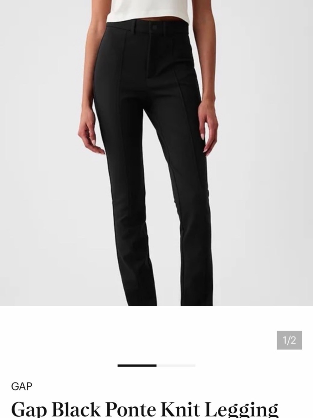 Gap Ponte Legging true black 8